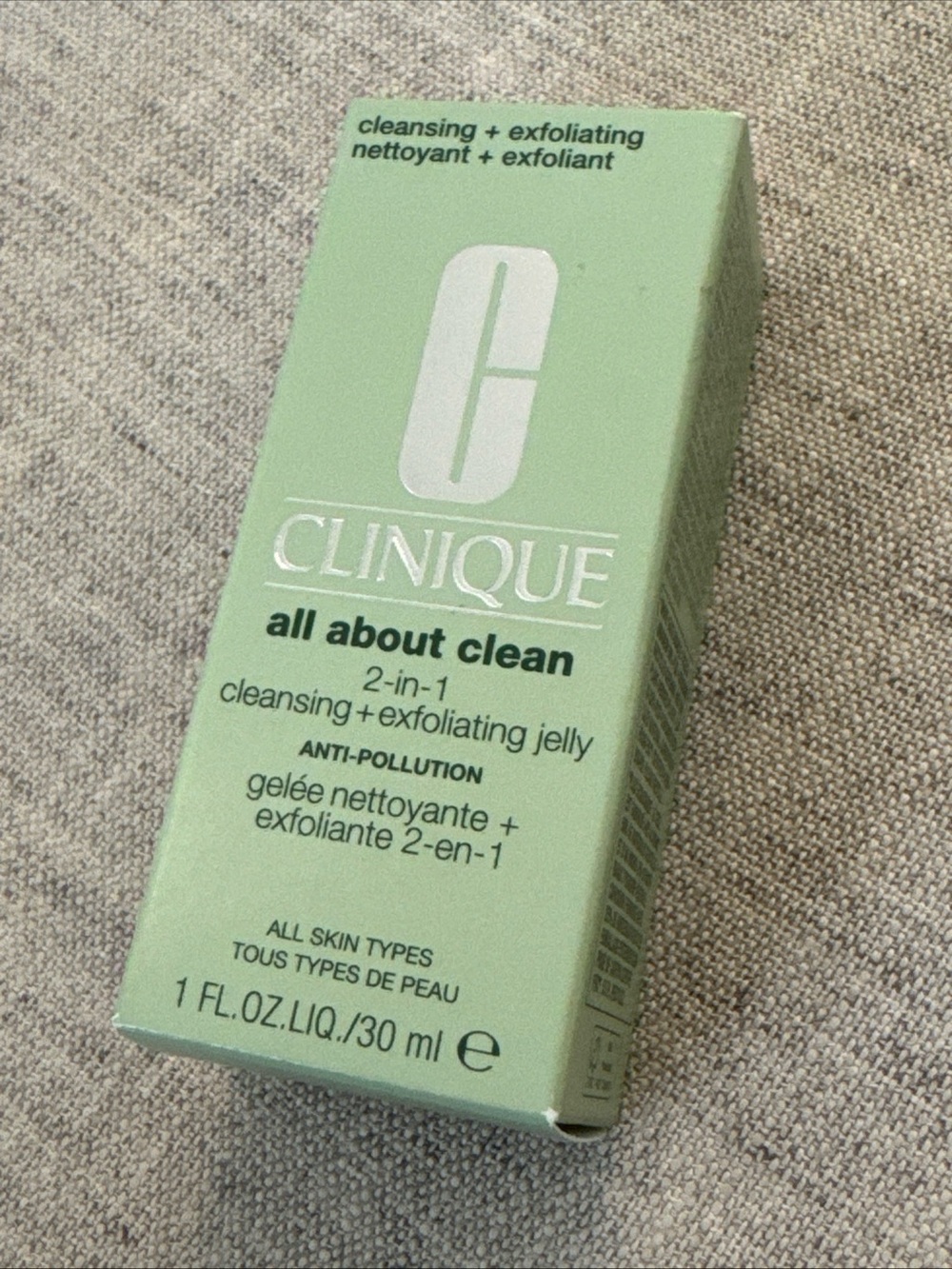 Clinique all about clean two in one cleansing and exfoliating jelly new 2-in-1